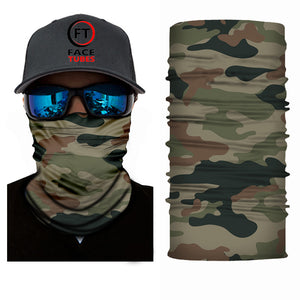 Camo Face Buff